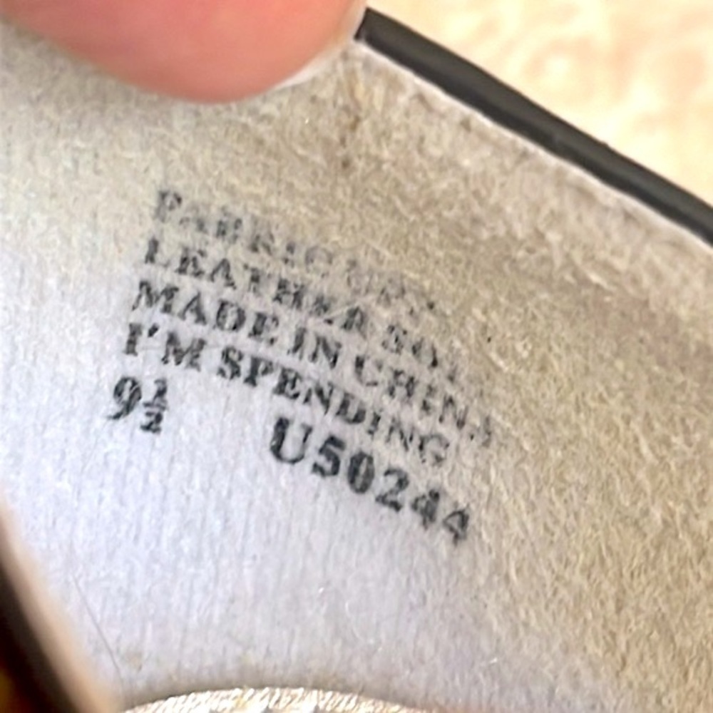 Unlisted Kenneth Cole Paisley Print Cork Heels Peep Toe Pumps Bows Leather Sole - Picture 10 of 15